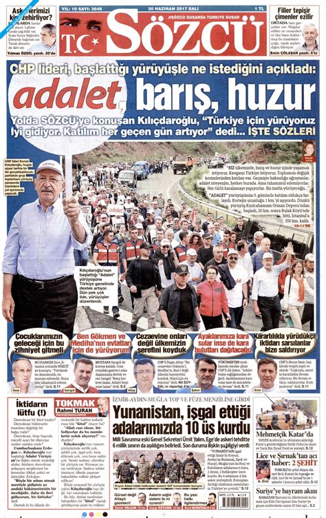 Ankara sözcü gazetesi iletişim